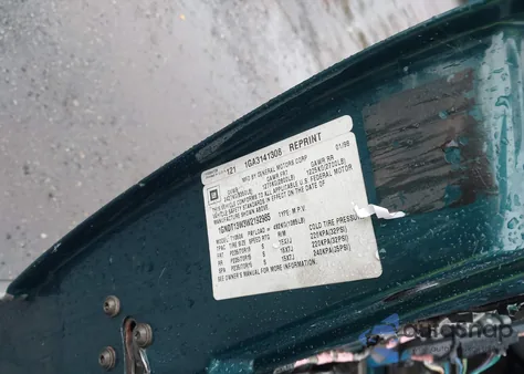 1998 Chevrolet Blazer Ls из США, поврежденный, VIN 1GNDT13W3W2192985